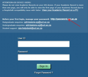 How To Login to UCT Student Portal