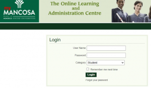 How To Login to MANCOSA Student Portal