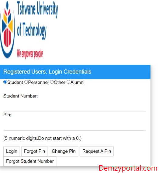 How to Create an Account On TUT Student Portal