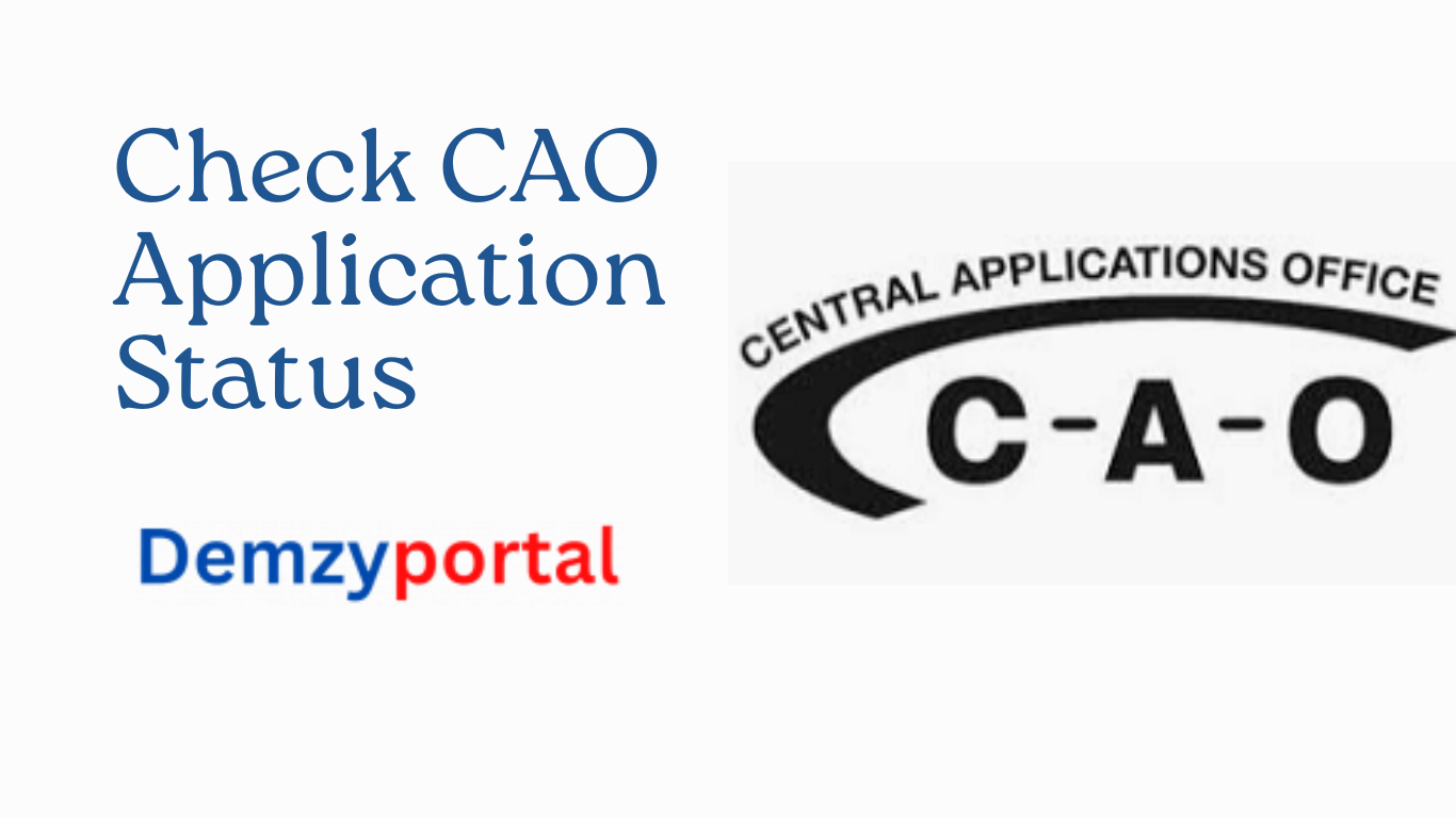 Check CAO Application Status
