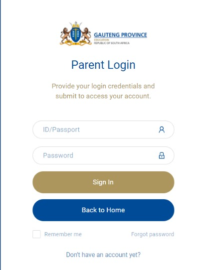 How to Log In To GDE Parent Login