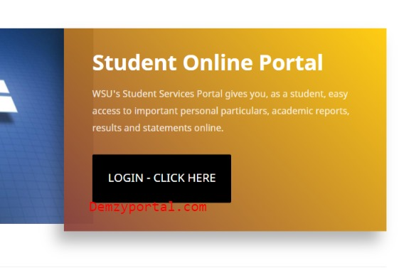 WSU Student Portal Login 