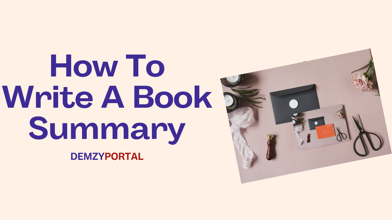 How To Write A Book Summary